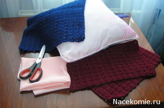 Чудесный крючок №1: туника, подушки, шарф