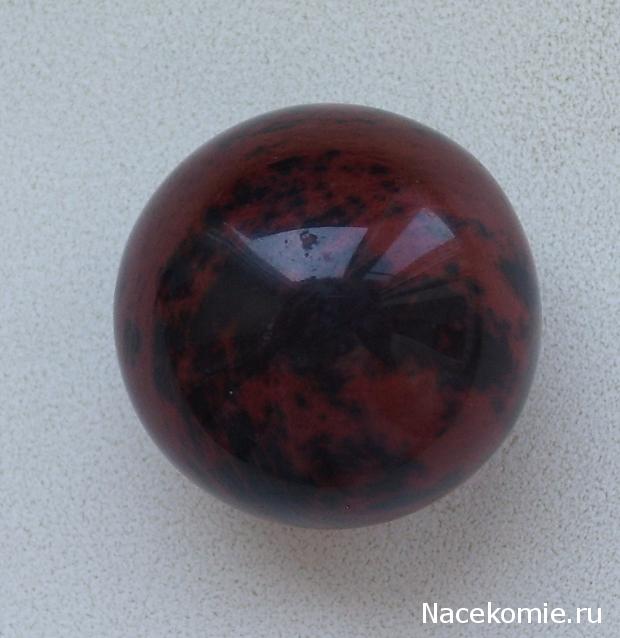 Энергия камней №24 Красно-коричневый обсидиан (Сфера) фото, обсуждение