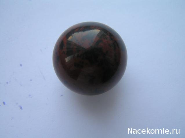 Энергия камней №24 Красно-коричневый обсидиан (Сфера) фото, обсуждение