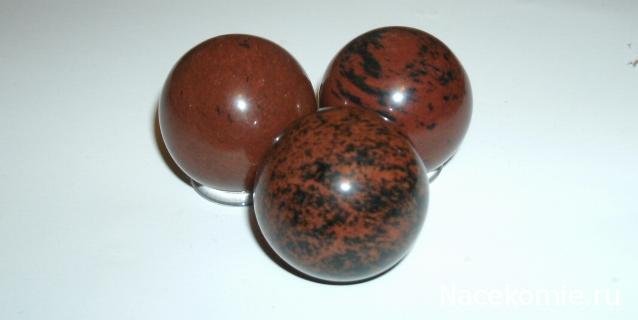 Энергия камней №24 Красно-коричневый обсидиан (Сфера) фото, обсуждение