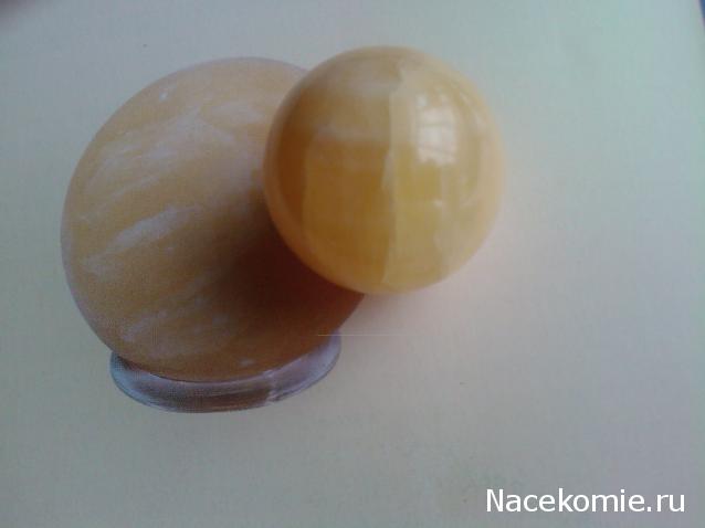 Энергия камней №15 Жёлтый кальцит (Сфера) фото, обсуждение