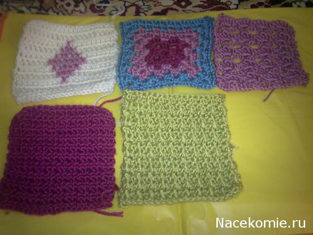 ПЛЕД ИЗ ЖУРНАЛА "Чудесный Крючок" - красиво и легко!