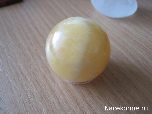 Энергия камней №15 Жёлтый кальцит (Сфера) фото, обсуждение