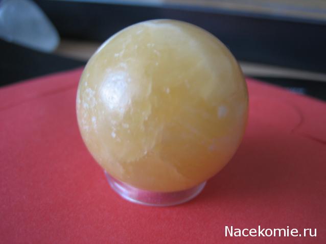 Энергия камней №15 Жёлтый кальцит (Сфера) фото, обсуждение