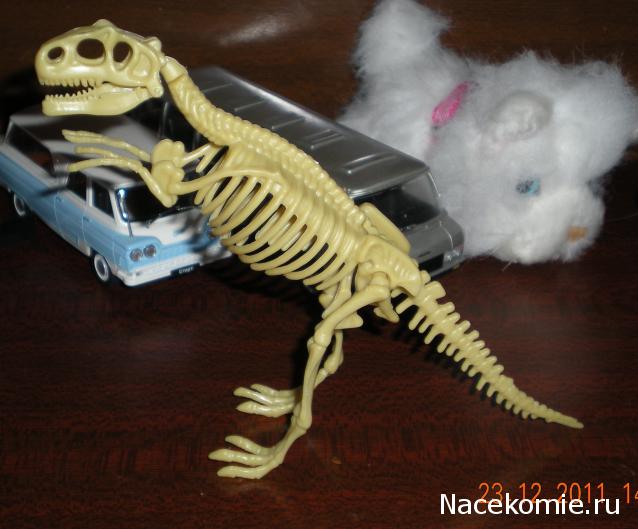 Мир Динозавров журнал (сборная модель Тираннозавра)