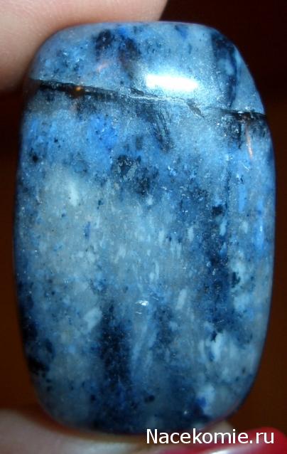 Энергия камней № 47 Дюмортерит (окатанный камень) фото, обсуждение