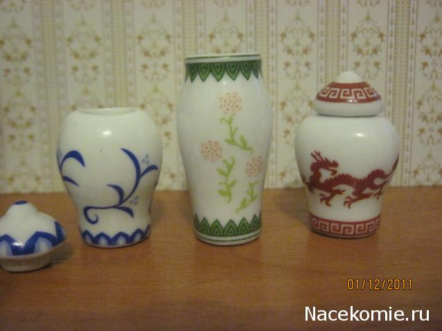 Дом Мечты №9 Декоративные вазы+каминные часы