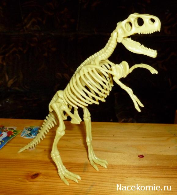 Мир Динозавров журнал (сборная модель Тираннозавра)