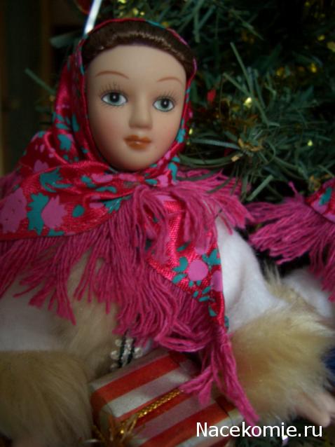 Куклы в народных костюмах №1 Кукла в зимнем костюме Московской губернии