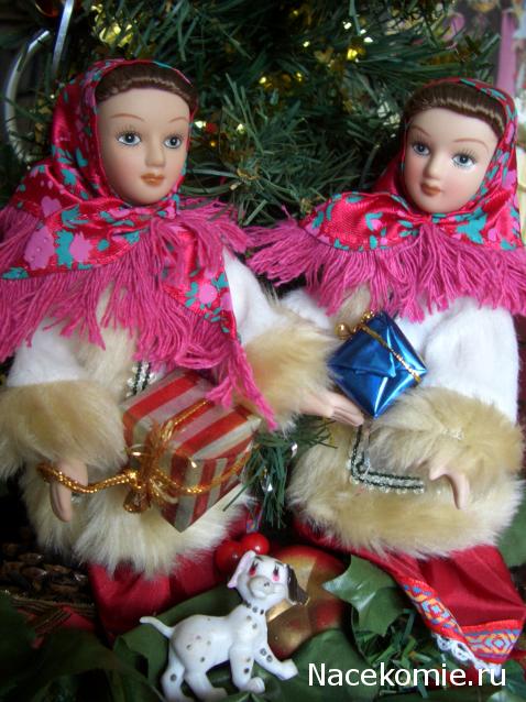 Куклы в народных костюмах №1 Кукла в зимнем костюме Московской губернии