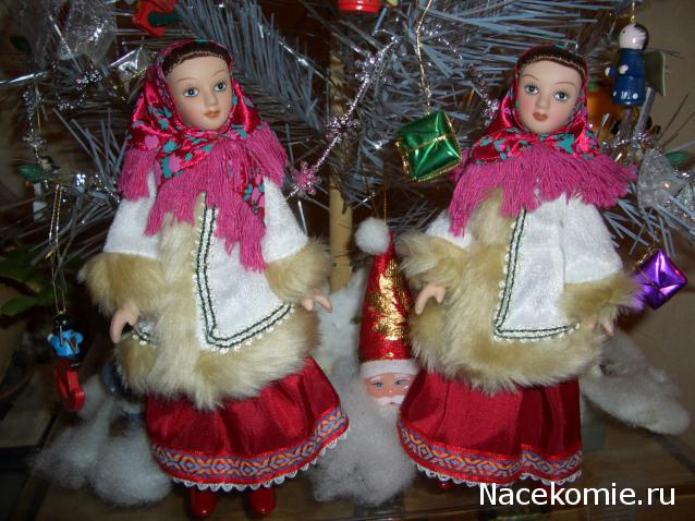 Куклы в народных костюмах №1 Кукла в зимнем костюме Московской губернии