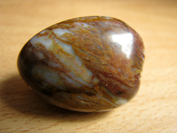 Энергия камней № 49 Древесный опал (окатанный камень) фото, обсуждение