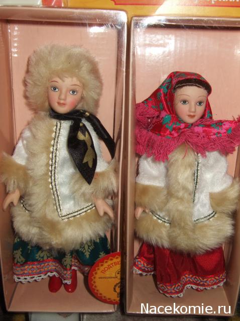 Куклы в народных костюмах №1 Кукла в зимнем костюме Московской губернии