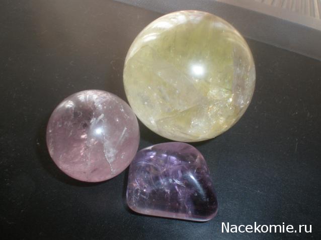 Энергия камней № 53 Аметрин (окатанный камень) фото, обсуждение