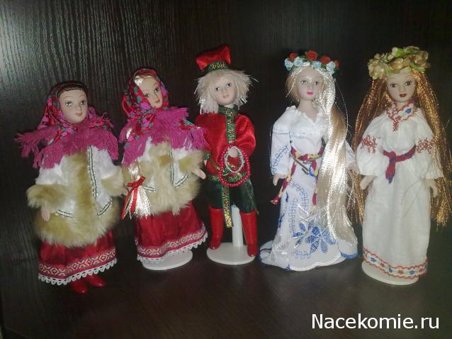 Куклы в народных костюмах №1 Кукла в зимнем костюме Московской губернии