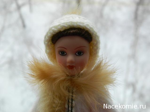 Куклы в народных костюмах №1 Кукла в зимнем костюме Московской губернии