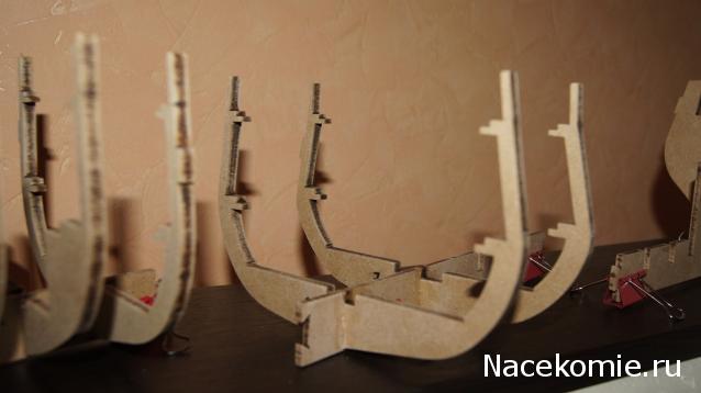 Собери Чёрную Жемчужину. Сборка корпуса.