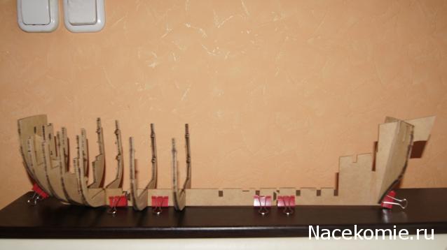 Собери Чёрную Жемчужину. Сборка корпуса.