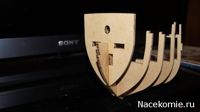 Собери Чёрную Жемчужину. Сборка корпуса.