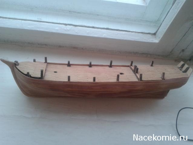 Собери Чёрную Жемчужину. Сборка корпуса.