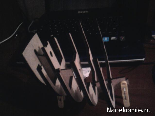 Собери Чёрную Жемчужину. Сборка корпуса.