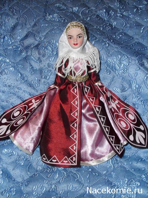 Куклы в народных костюмах №3 Кукла в карачаевском праздничном костюме