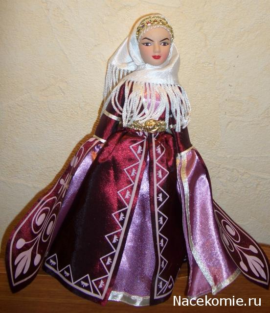 Куклы в народных костюмах №3 Кукла в карачаевском праздничном костюме