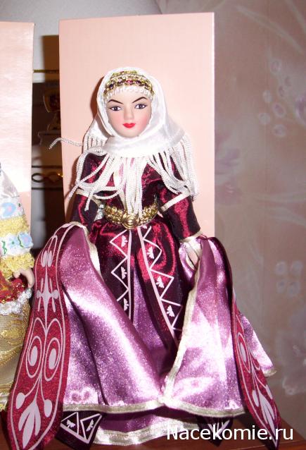 Куклы в народных костюмах №3 Кукла в карачаевском праздничном костюме