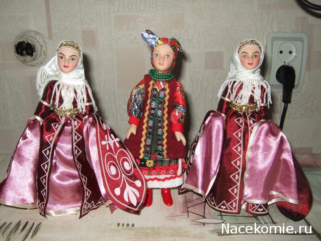 Куклы в народных костюмах №3 Кукла в карачаевском праздничном костюме