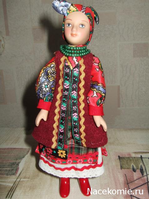 Куклы в народных костюмах №3 Кукла в карачаевском праздничном костюме