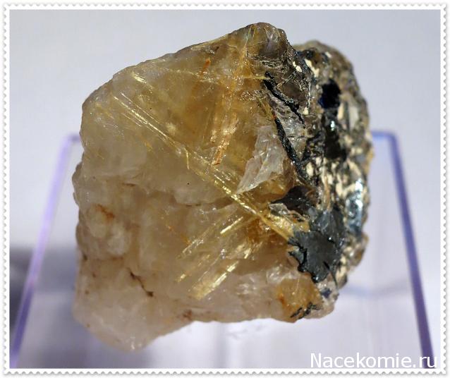 Минералы №73 Рутил в Кварце фото, обсуждение