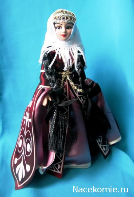 Куклы в народных костюмах №3 Кукла в карачаевском праздничном костюме