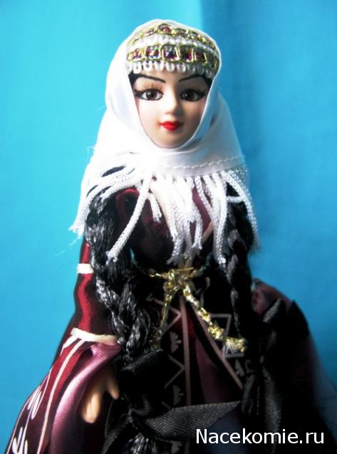 Куклы в народных костюмах №3 Кукла в карачаевском праздничном костюме