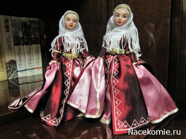 Куклы в народных костюмах №3 Кукла в карачаевском праздничном костюме