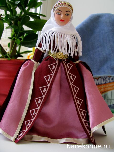 Куклы в народных костюмах №3 Кукла в карачаевском праздничном костюме