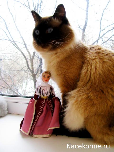 Куклы в народных костюмах №3 Кукла в карачаевском праздничном костюме