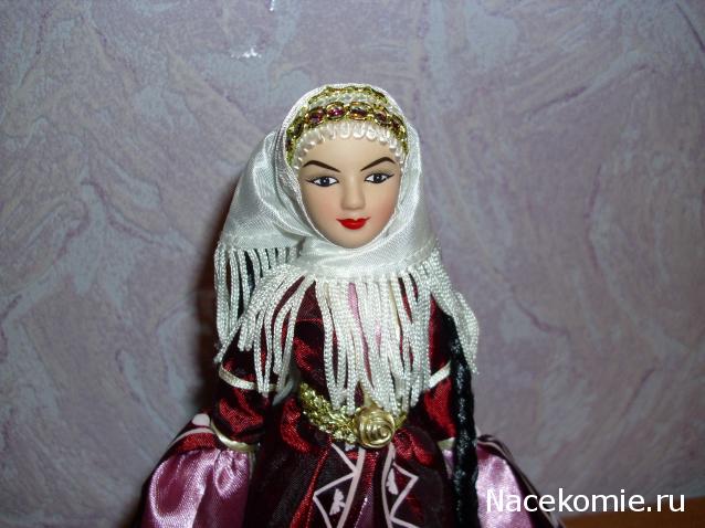 Куклы в народных костюмах №3 Кукла в карачаевском праздничном костюме