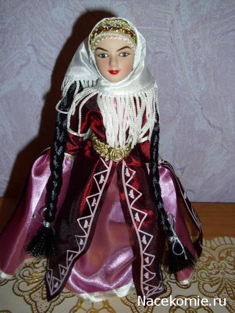 Куклы в народных костюмах №3 Кукла в карачаевском праздничном костюме
