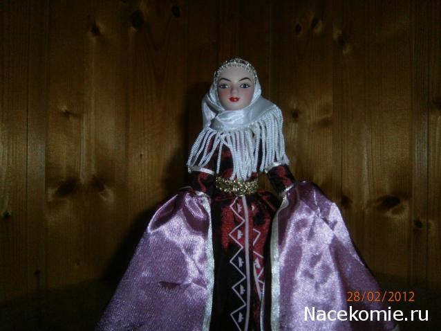Куклы в народных костюмах №3 Кукла в карачаевском праздничном костюме