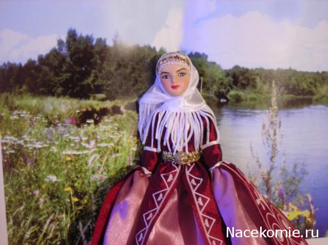 Куклы в народных костюмах №3 Кукла в карачаевском праздничном костюме