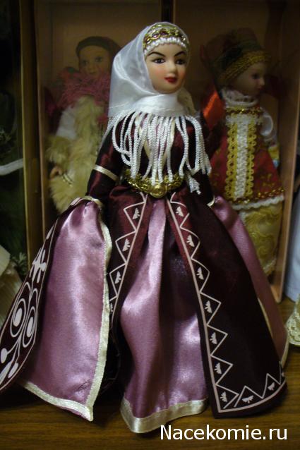 Куклы в народных костюмах №3 Кукла в карачаевском праздничном костюме
