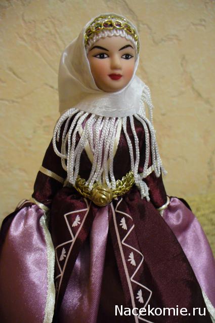 Куклы в народных костюмах №3 Кукла в карачаевском праздничном костюме