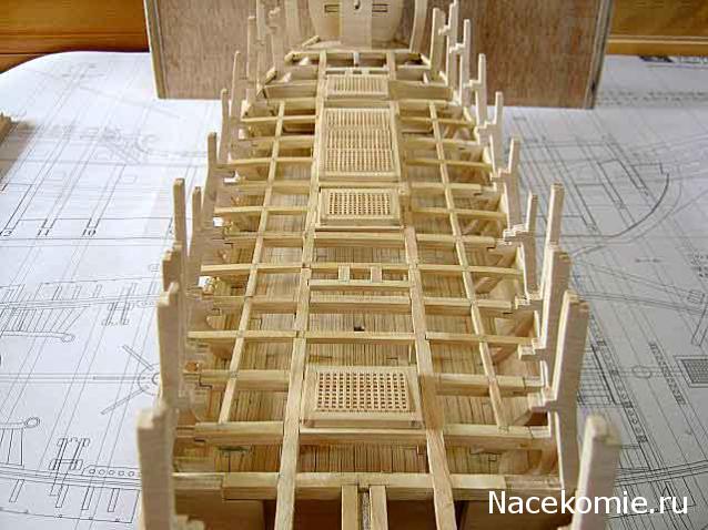 Собери Чёрную Жемчужину. Сборка корпуса.