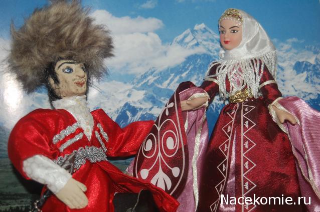 Куклы в народных костюмах №3 Кукла в карачаевском праздничном костюме