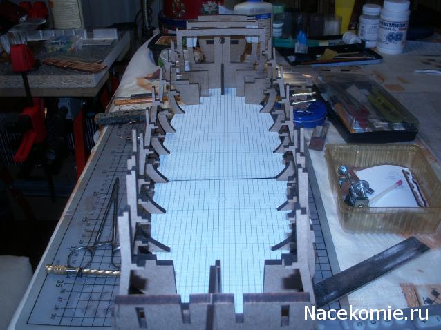 Собери Чёрную Жемчужину. Сборка, обшивка и покраска палуб