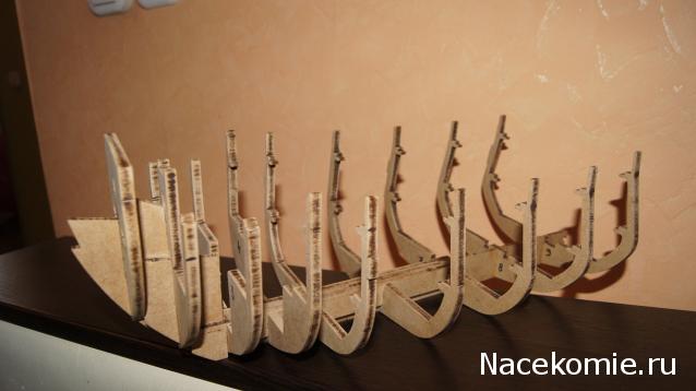 Собери Чёрную Жемчужину. Сборка корпуса.