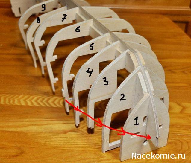 Собери Чёрную Жемчужину. Сборка корпуса.