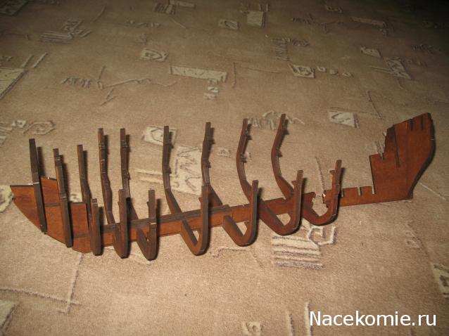 Собери Чёрную Жемчужину. Сборка корпуса.