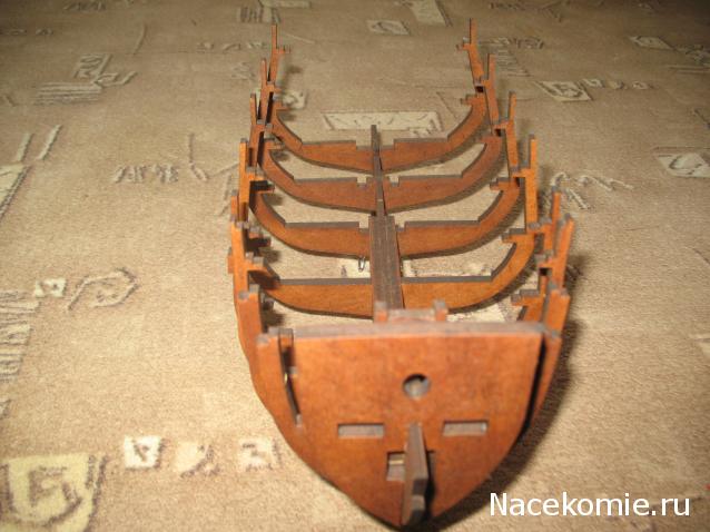 Собери Чёрную Жемчужину. Сборка корпуса.