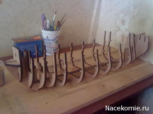 Собери Чёрную Жемчужину. Сборка корпуса.